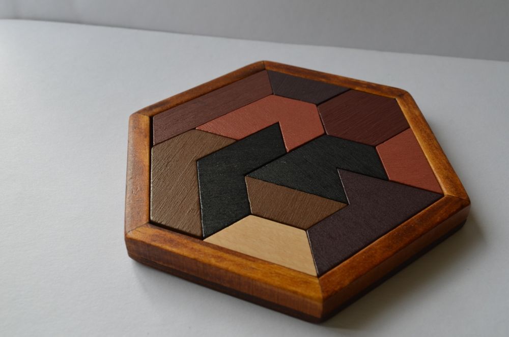 Puzzle din lemn pentru copii