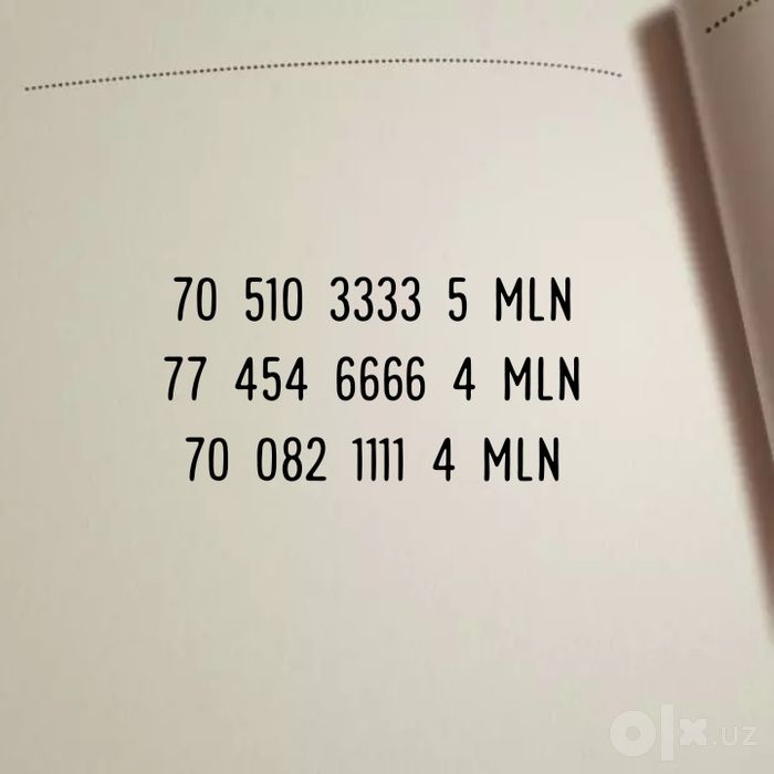 Chiroyli mobil raqam sotiladi