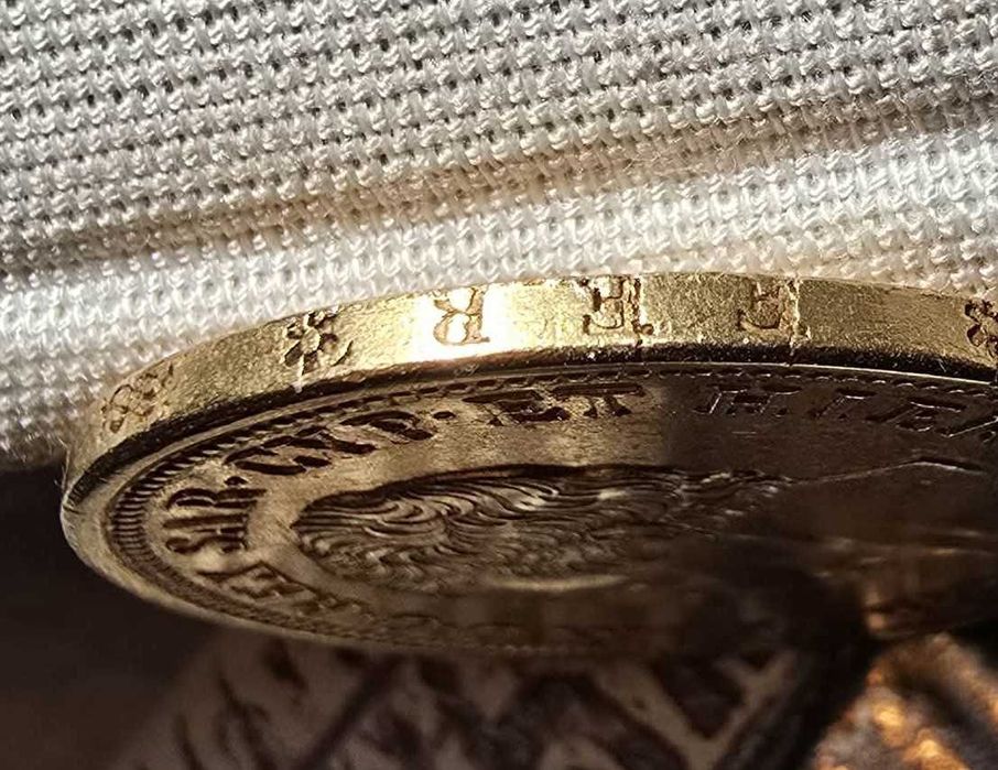 25.80 гр. Златна Монета 80 Италиански Лири Карло Феличе 1829