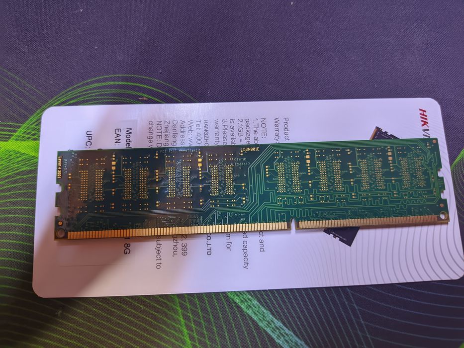 Рабочая ОЗУ DDR3 4GB (2шт)