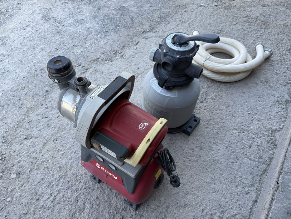 * STERWINS насосная станция + фильтр б/у в отличном состоянии