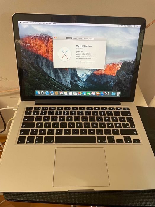 MacBook Pro A1502 EARLY 2015, I5 2.7, 8 Gb DDR4, SSD 256 Gb, impecabil
