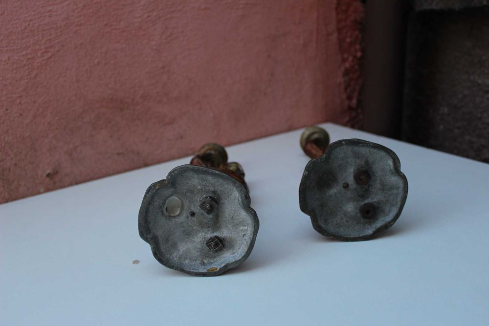 Set 2 sfestnice metal SOLDATI Halebardieri suport lumanare