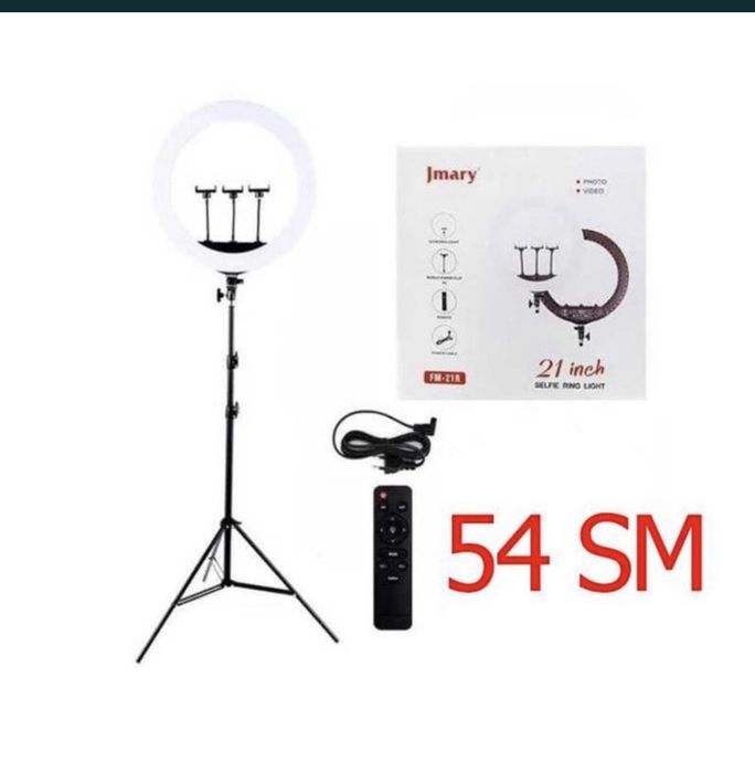 Lampa Jmary 21R Lampa shtativ bilan.Кольцевая лампа с штативом