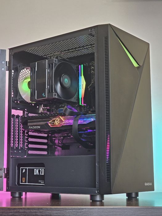 Ryzen 7-7700/RX 9060XT 16GB/RAM 32GB/SSD 1TB/Чисто Нов+Гаранция!