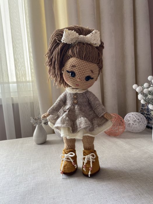 Кукла вязаная,ручная работа!