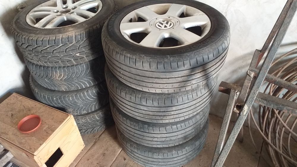 Anvelope cu jante aliaj 16"