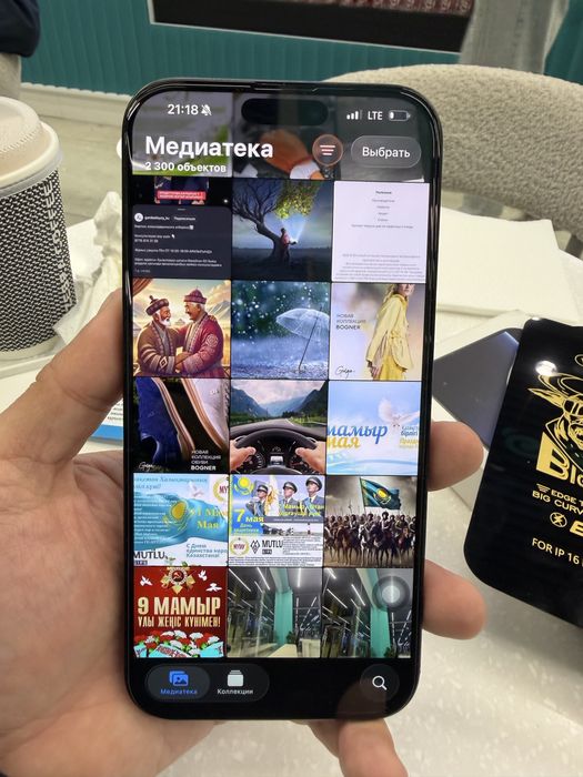 Iphone 16 pro max 256 Esim Черный 100% аккум