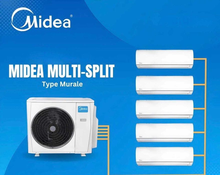 Кондиционер Midea - Мульти Сплит Система  / INVERTER / Гарантия