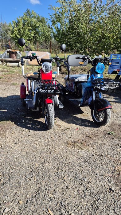 Triciclete electrice 1 loc 2 locuri , cargo