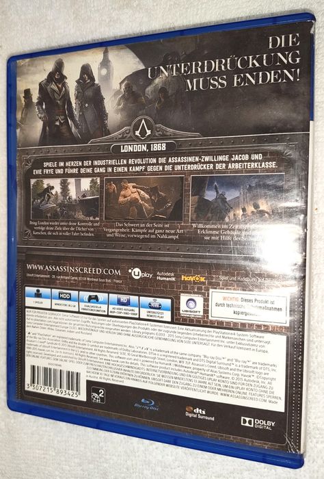 Assassin's Creed PlayStation 4 Syndicate Asasin Creed Sindicat PS4