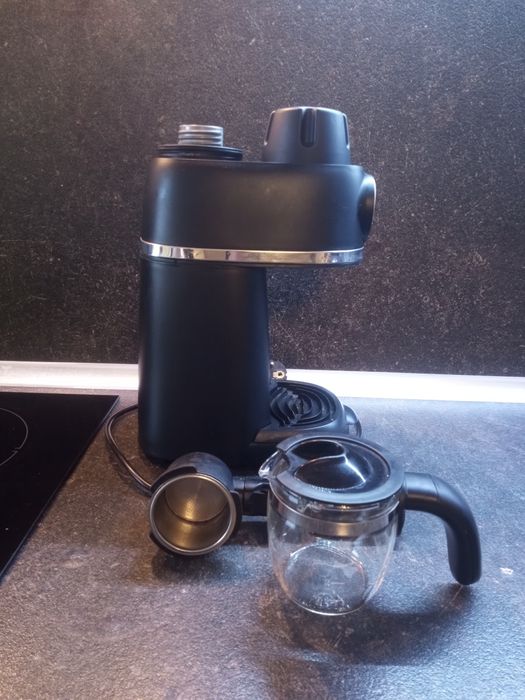 Кафе Еспресо Машина Zass ZEM 07 Черна 800W 3.5 bar Чаша 240мл