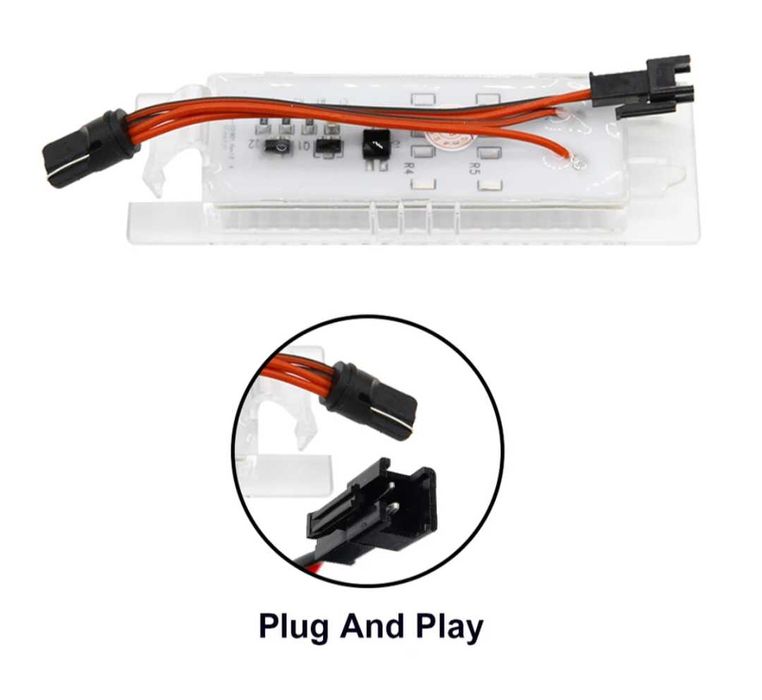 Лед плафони за задния регистрационен номер за Фиат Fiat пунто браво