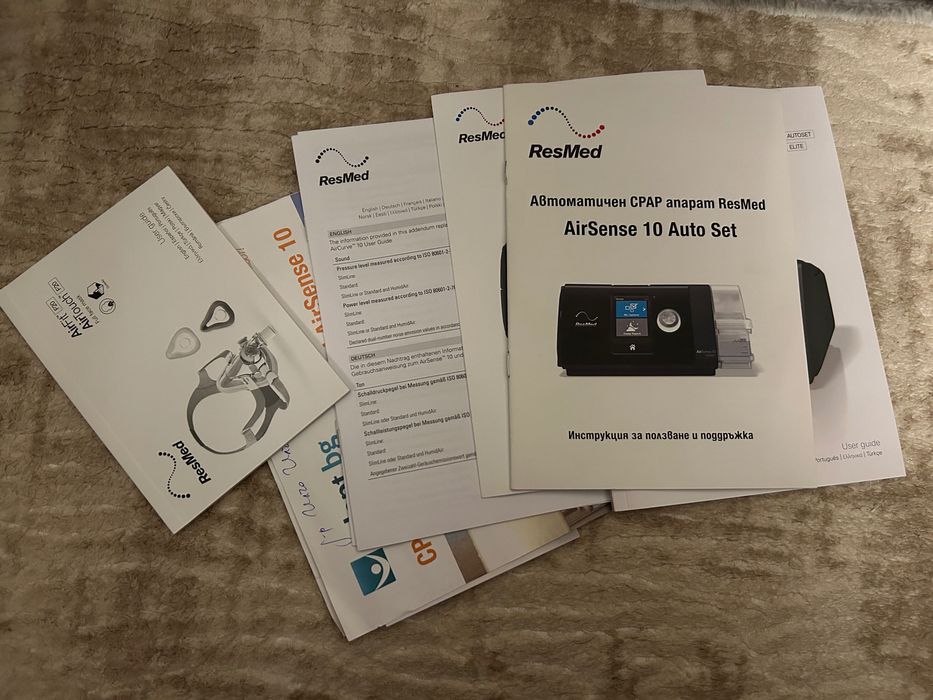 Автоматичен СРАР anapam ResMed
AirSense 10 Auto Set за сънна  апнея