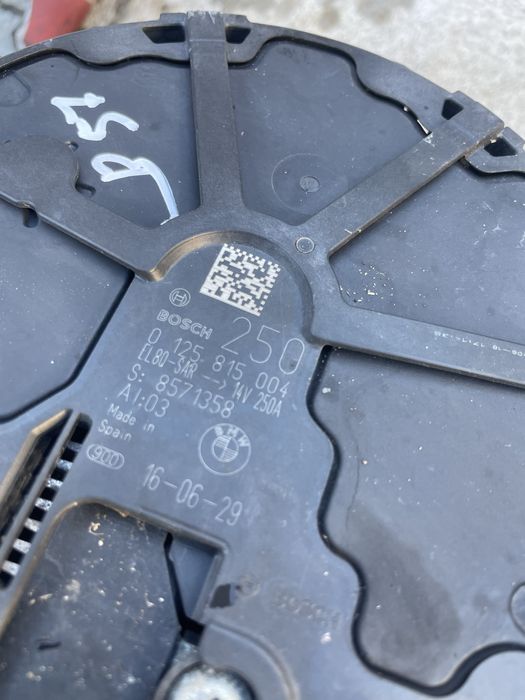 Alternator BMW g11 g12 g30 seria 5 7 motor 3.0 4.0 250 A