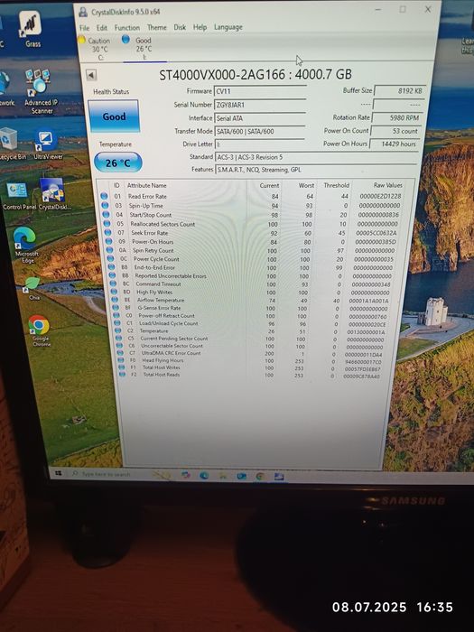 Hard disk intern 4TB Seagate