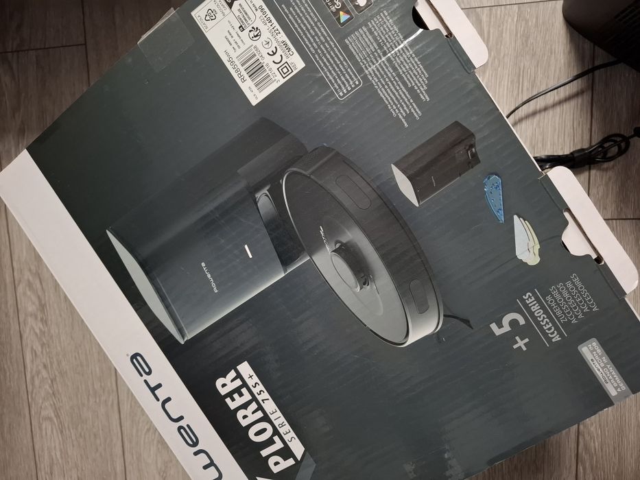 Aspirator Robot ROWENTA X-plorer 75 S+ RR8595WH, 0.26l, 21.6V, Autonom