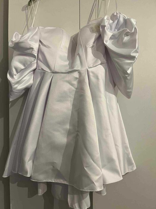 Rochita scurta alba baby doll  CUNUNIE/NUNTA