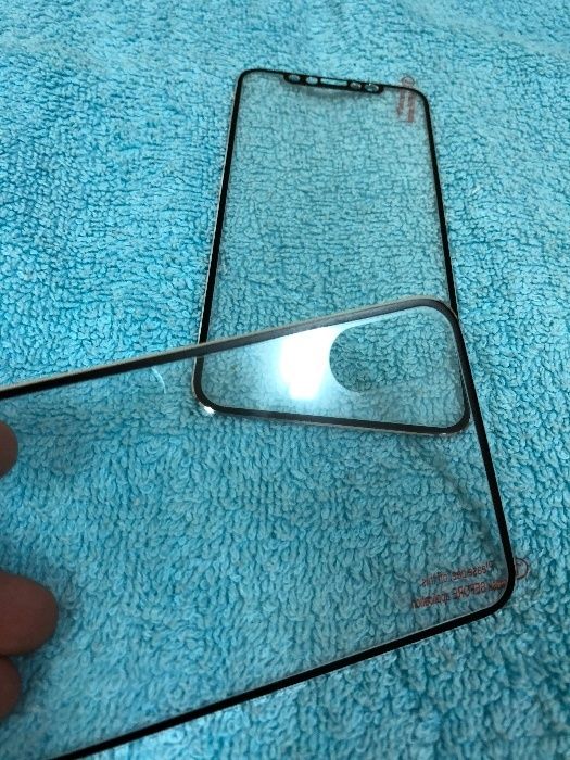 Set folie fata + spate din sticla iPhone X