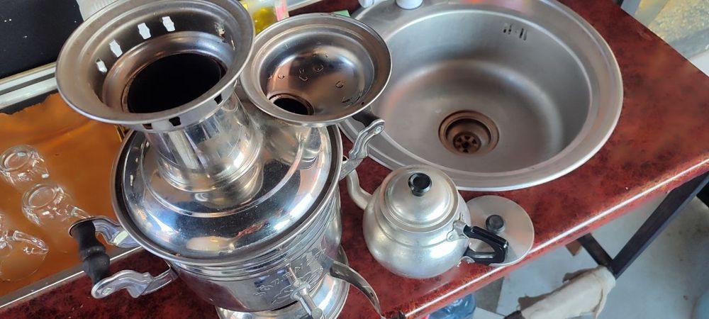 Турецкий самовар на углях