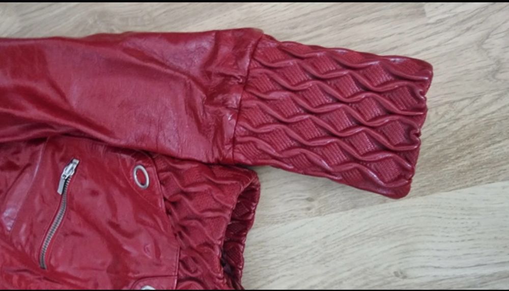 Geaca piele lacuita Pell Colection