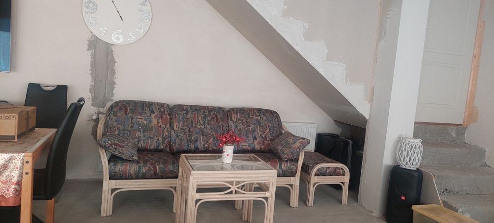 Vand set mobilier terasă din bambus