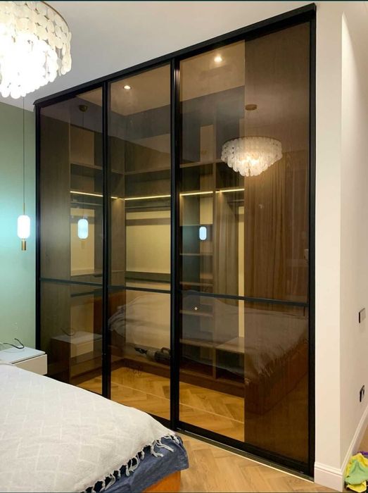 ШОК ЦЕНА!!! Перегородка лофт, зонирование. Раздвижные двери из стекла