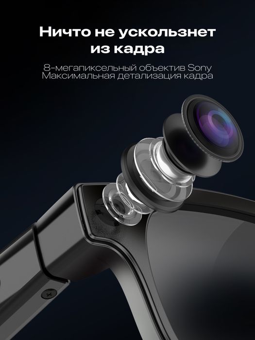 Новые Умные AI-очки с камерой и Bluetooth