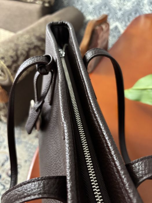 Продам сумку шопер в коричневом цвете