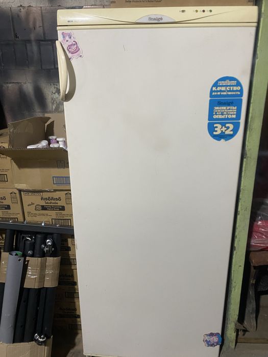 Морозильник в рабочем состянии.