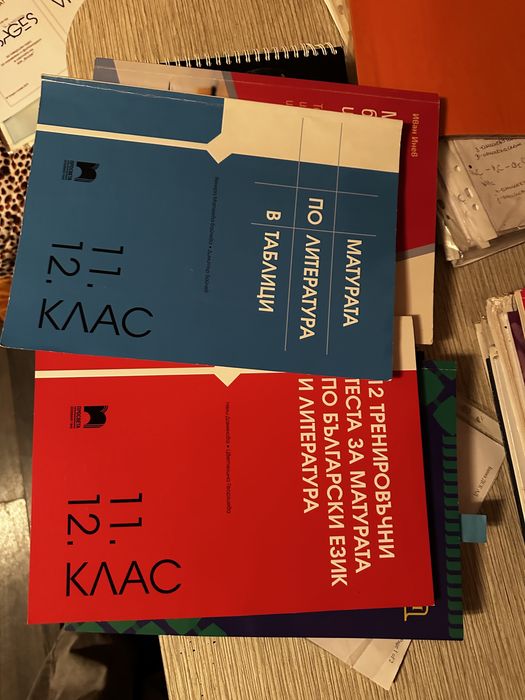 Помагала за подготовка за матура 12 клас