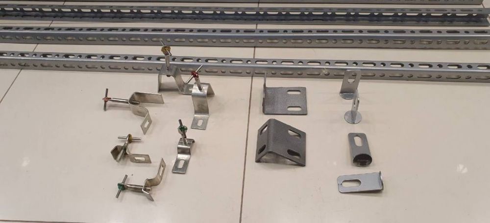 Крепление клямер клипса для гранита