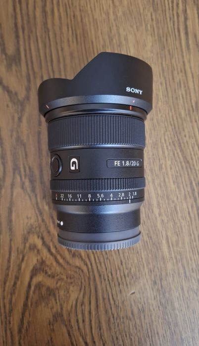 Sony FE 20mm F1.8 G Obiectiv Foto Mirrorless Montura Sony E