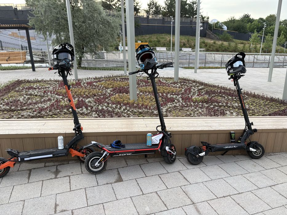 Самокат электросамокат Dualtron sonic alien Kugoo
