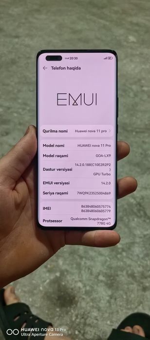 Huawei nova 11 pro ideal