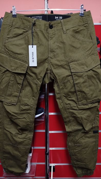 Оригинален панталон G-Star Raw Cargo W34 , W36  нов мъжки зелен