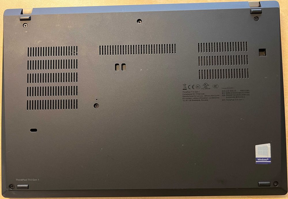 Lenovo ThinkPad T14 gen 1 (Intel i5, 16 GB RAM DDR4, 256 GB SSD)