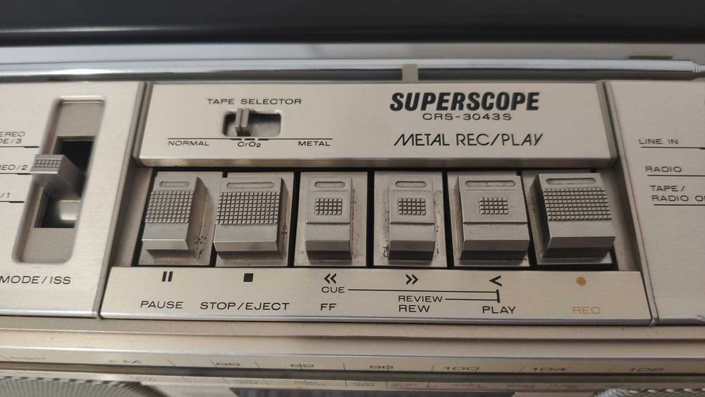 SUPERSCOPE CRS-3043S /// boombox /// ghetto blaster