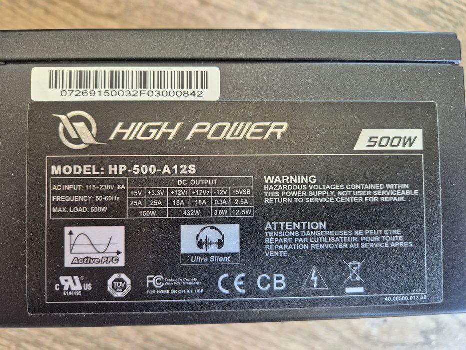 Sursa alimentare PC computer 430-600w