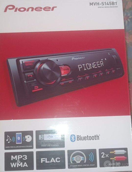 Магнитафон Pioneer MVH - S145 BT огринал новый
