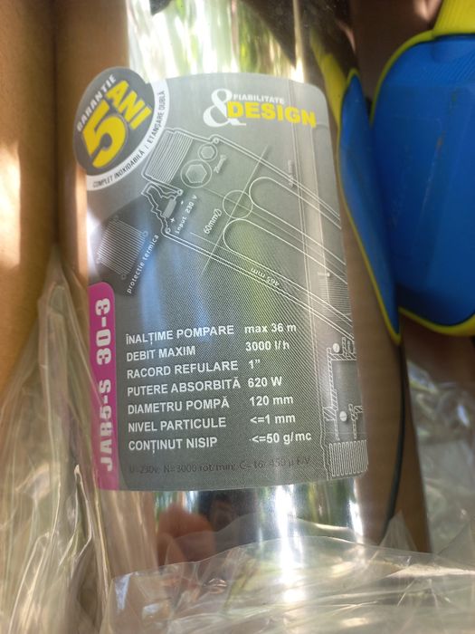 Pompa apa curata JAR 5 30-3 cu plutitor36 metri