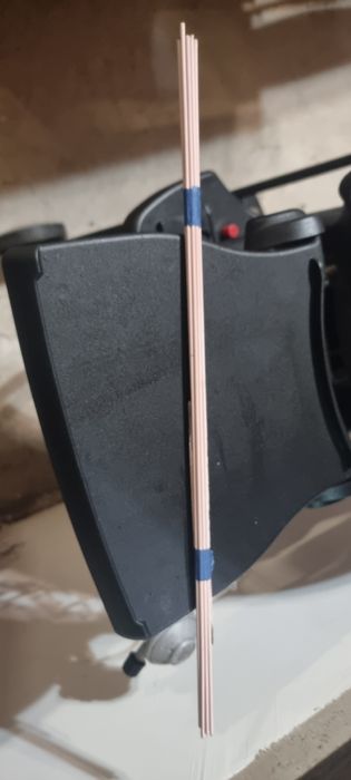 Бронзов припой с Розова обмазка