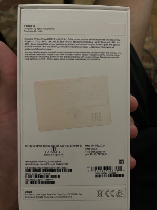 Iphone 13 98% емкость