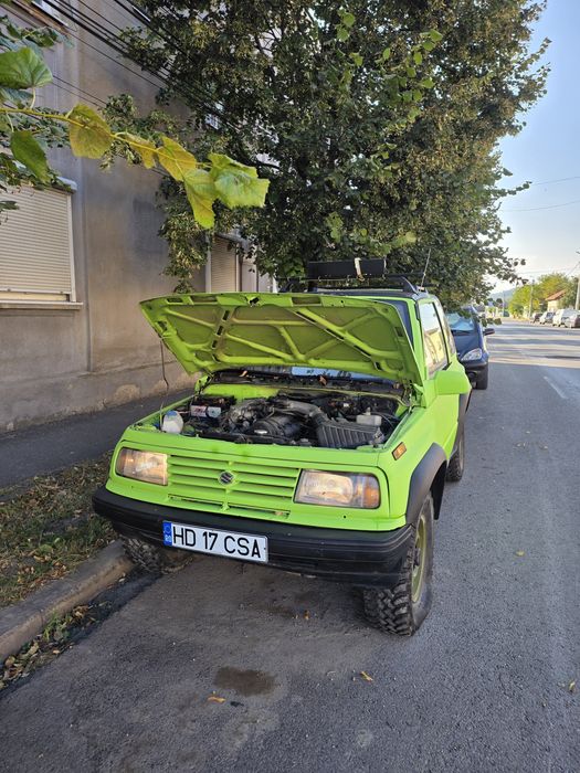 Suzuki Vitara 1.6 16V (1995) – Verde Fluorescent / Punctat Raptor – Pregătită Off-Road / Hunt