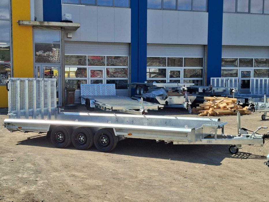 НОВО ремарке за строителна техника Vlemmix MT480 3500kg (3x1800kg)