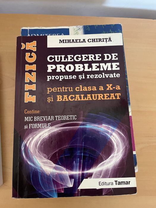 Lot 4 carti de fizica - culegeri probleme liceu si Bacalaureat