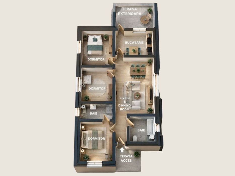 Casa de Vanzare Breazu, Str Zambilelor, 4 Camere, 85 mp utili, 415 mp teren, Predare la Cheie, Gata de Mutare, Drum privat