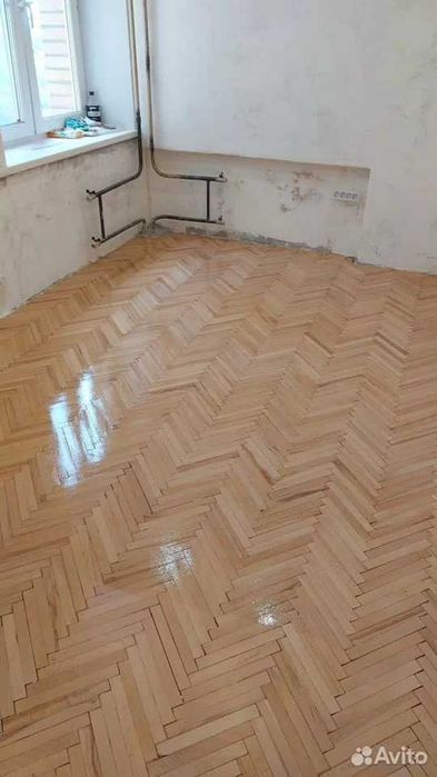 Шлифовка паркета, укладка полов — Parket silliqlash va pol yotqizish