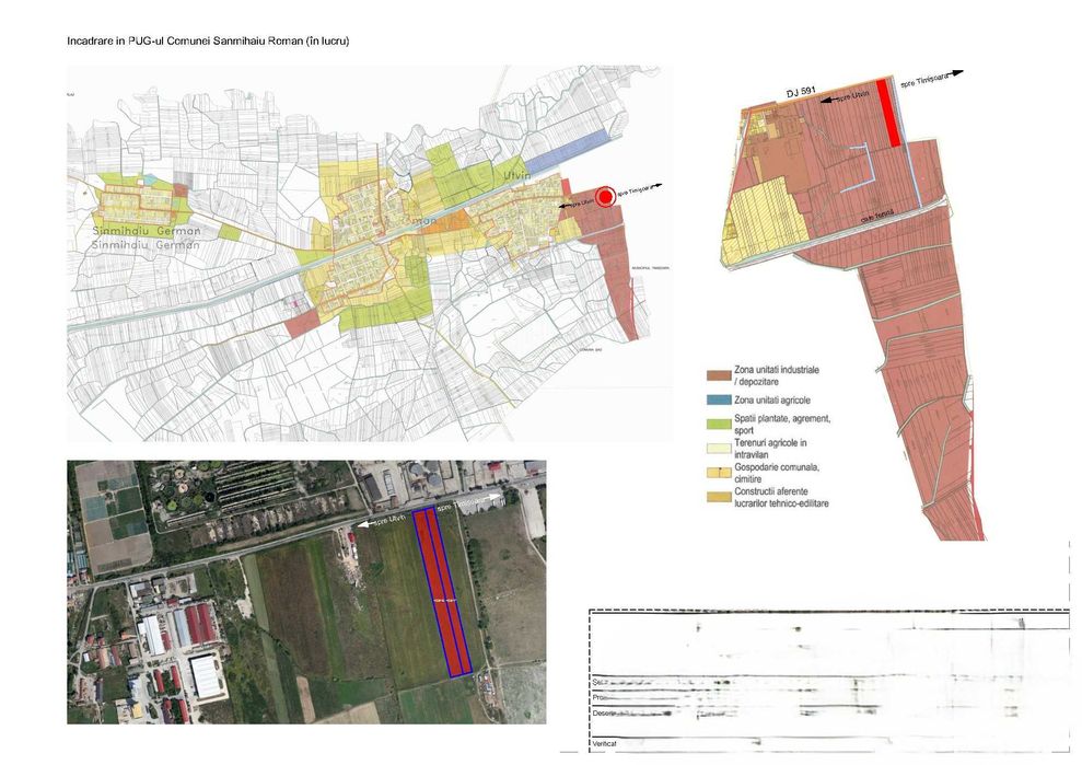 Teren  constructii cu PUZ spre aprobare  situat la Utvin, granita Timisoara