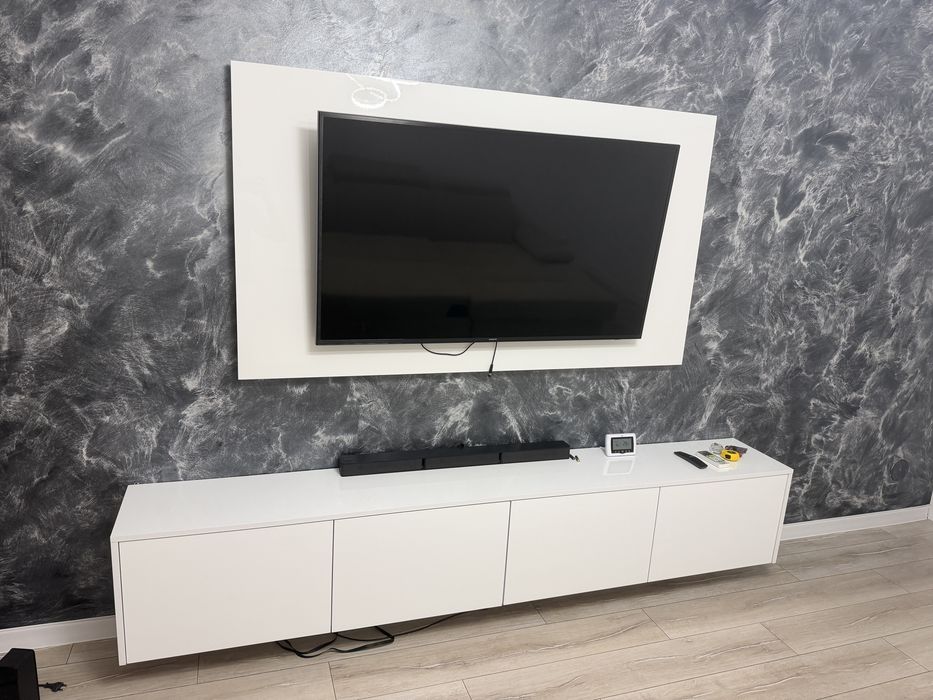 Comoda tv noua- alb mdf
